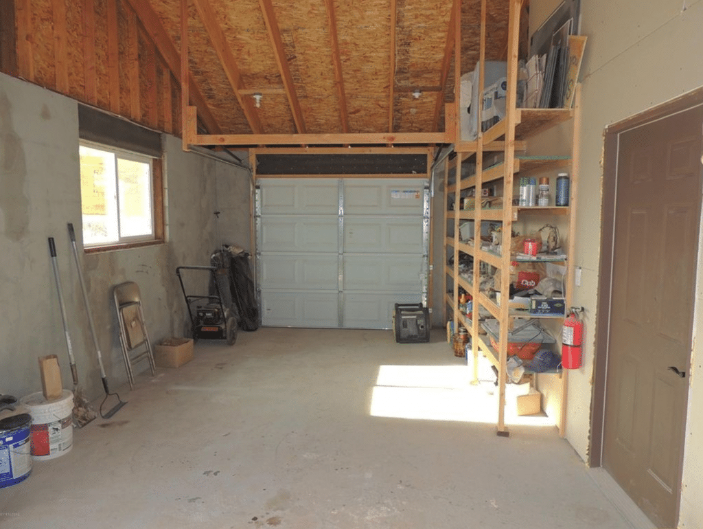 The garage as we bought the house